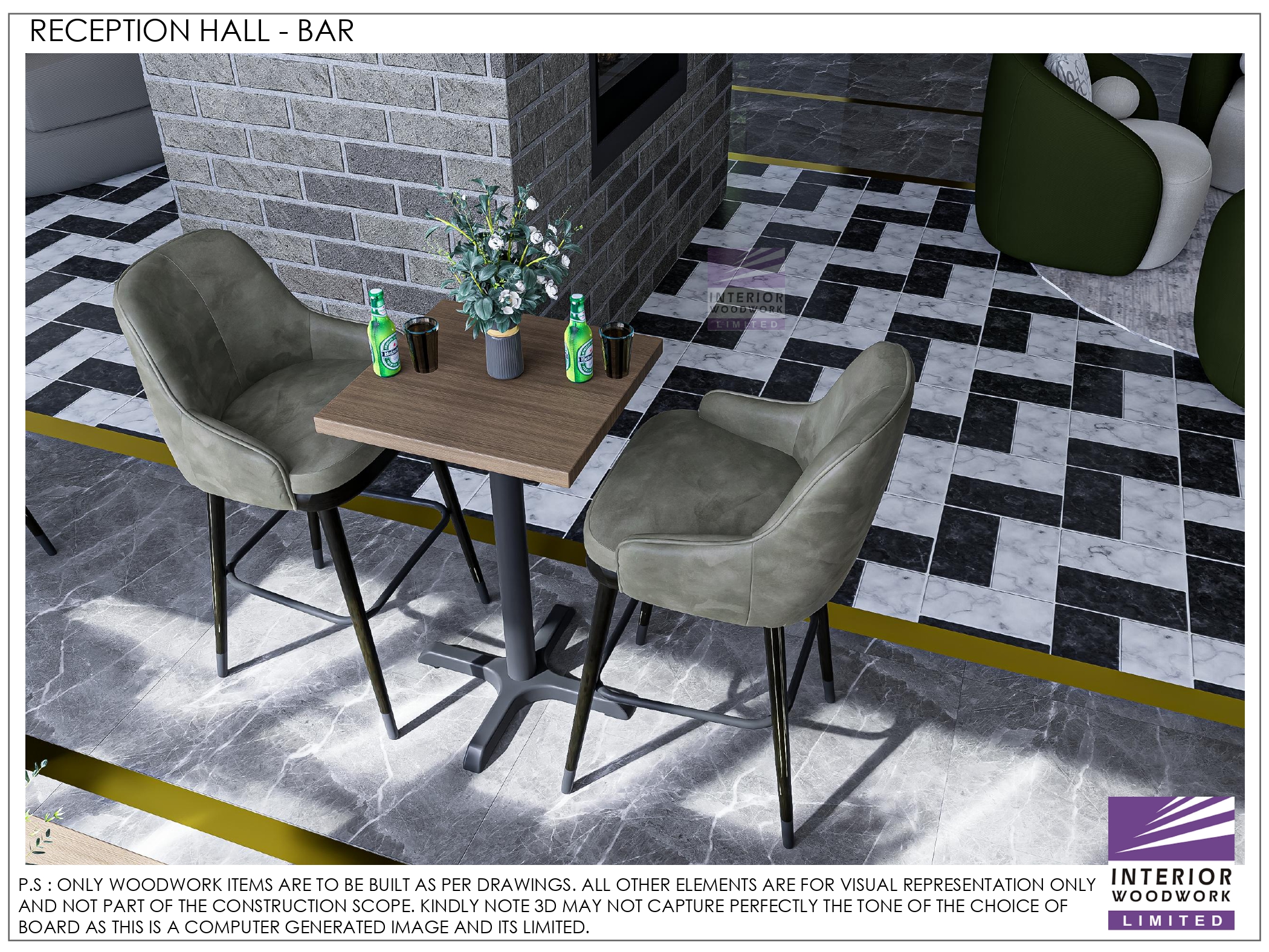 Reception bar at The Hill Station